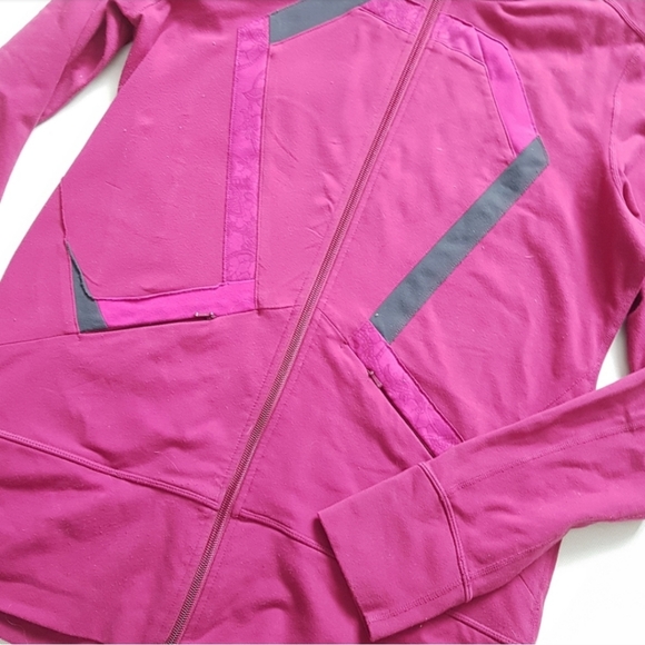 Lululemon Origami Stride Jacket Full Zip Berry - Picture 2 of 7